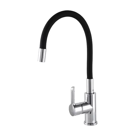 Змішувач для кухні Domino Prestige DPS-203SLR-Black Чорний матовий - фото 3