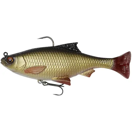 Силикон Savage Gear 3D Roach Pulsetail 100mm 17.5g Rudd (2 шт/уп) - фото 1