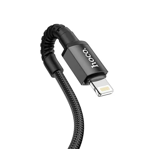 Кабель Hoco Type-C to Lightning Especial PD charging data cable X71 1 м 3A black - фото 3