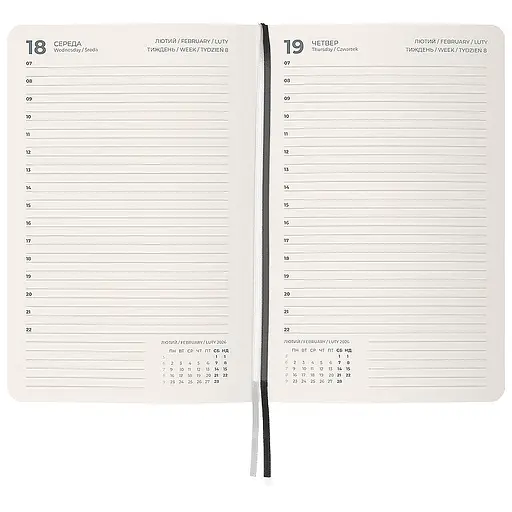Дневник Axent Partner City Soft 2026 серый 145 х 210 мм (8821-26-06-A) - фото 3