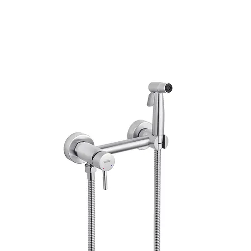 Змішувач для гігієнічного душу зовнішнього монтажу 150 мм Kroner KRP Edelstahl Klassisch - ESG052 CV027929, Нержавіюча сталь - фото 1