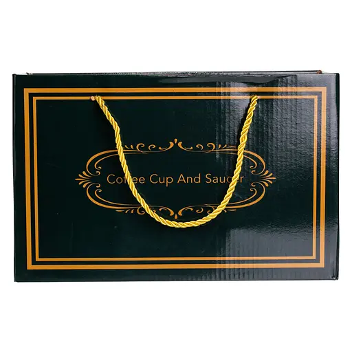 Парні чашки порцелянові King & Queen 400 мл з ложками FM-30 - фото 5