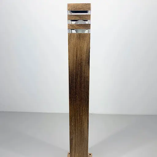 Ліхтар вуличний в корпусі кольору застаріле золото 80 см | Line F | Арт. 8024 80CM BG (стовп) - фото 1