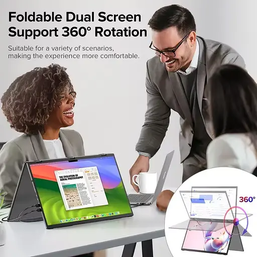 Портативный монитор UPERFECT Delta Plus 18.5" Touch (137073) - фото 3