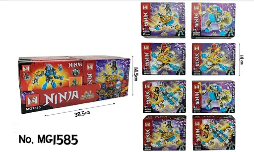 Конструктор NINJA, MG1585, 85+ деталей, (В асортименті) - фото 3