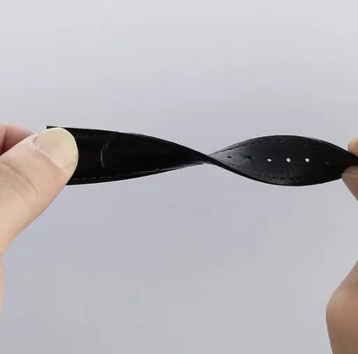 Ремінець шкіряний DeLuxe кліпсовий розмір 22 - фото 5