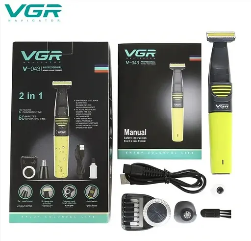 Електробритва VGR V-043 2 в 1 Тример - фото 6