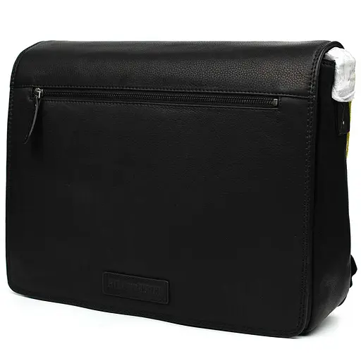 Кожаная мужская сумка через плечо Hill&Burry 40х30х16 см sum0025788 - фото 1