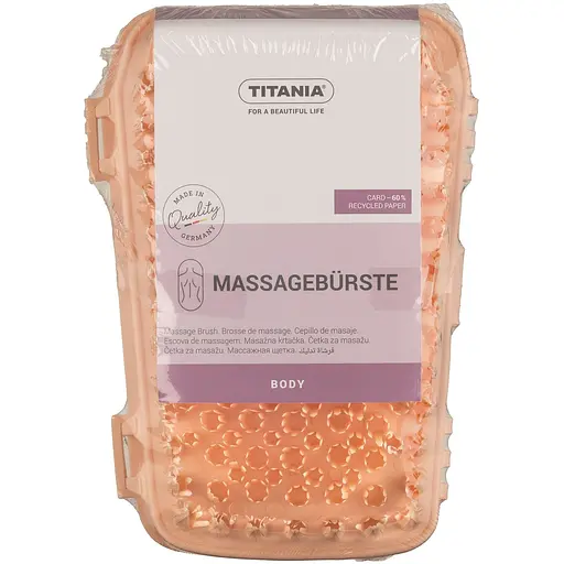 Масажер антицелюлітний Titania, 20 см, абрикосовий (9000 S абрикос)