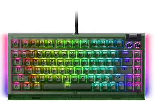 Клавіатура Razer BlackWidow V4 75% Compact Phantom Green (RZ03-05003300-R3M1) - фото 3
