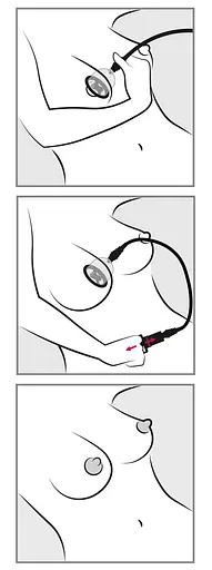 Вакуумная помпа для сосков Bad Kitty Vibrating Nipple Cup 46 см прозрачный - фото 10