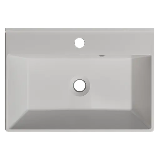 Раковина глянцева врізна Amidicon Rubicon 50 505x352 з литого каменю RUBICON_50_HL, Білий - фото 4