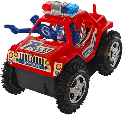 Машина, 11 см, Полиция, переворачивающаяся, на батарейках (В ассортименте)