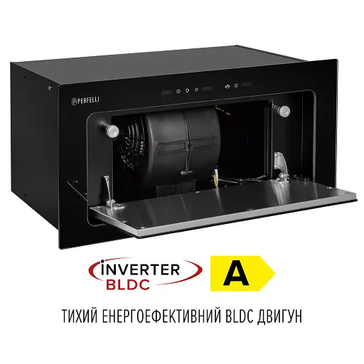 Витяжка повновбудована Perfelli Design Vision 6 Nero Silenzio - фото 12
