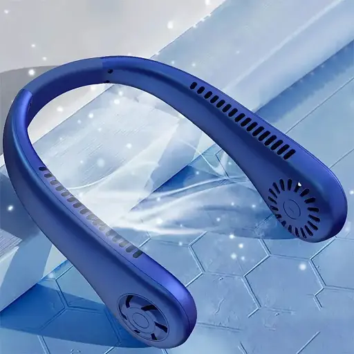 Портативный мини-вентилятор на шею MM04, 5 режимов - фото 2