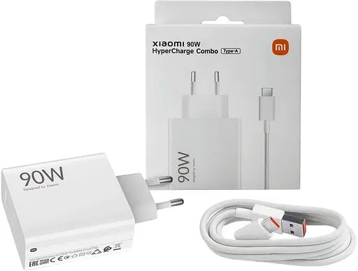 Комплект зарядний пристрій Xiaomi 90W з Турбо кабелем 6A (BHR07ZBEU) - фото 1
