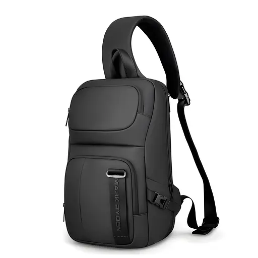 Рюкзак Mark Ryden Xero MR7633 с одной лямкой, отдел под ноутбук 13 дюймов (Черный)