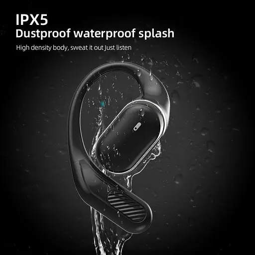 Бездротові кісткові навушники Langsdom T6 чорний - фото 10