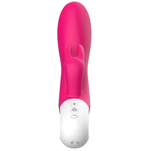 Вібратор-кролик Liebe Pleasure Toys Mighty Rechargeable Rabbit 21.5 см (рожевий) - фото 7