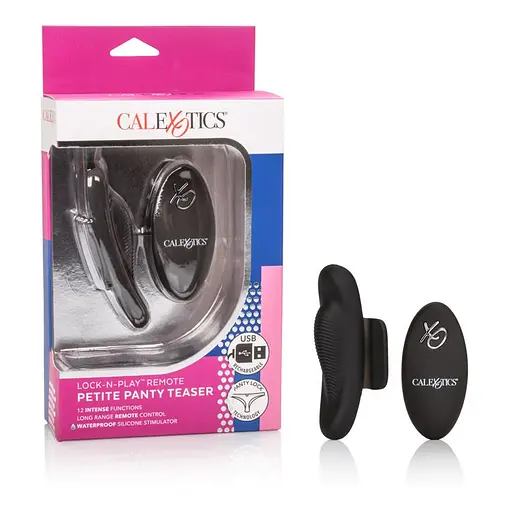Вібратор для клітора CalExotics Remote Petite Panty Teaser 9.5 см чорний - фото 8