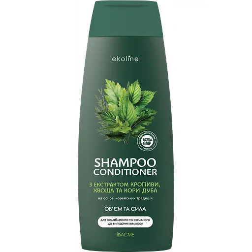 Шампунь-кондиціонер Acme EkoLine для ослабленого та схильного до випадіння волосся 400 мл  - фото 1