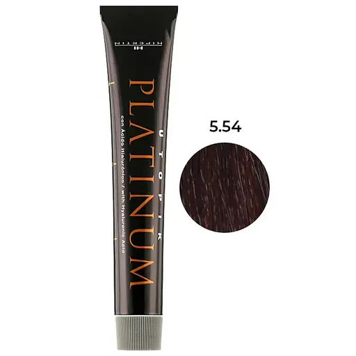 Професійна крем-фарба для волосся Hipertin Platinum 5.54 світлий шатен червоно-мідний 60 мл - фото 1