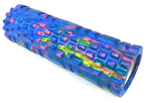 Масажний ролер EasyFit Grid Roller Multi 30 см синій (EF-20161-BL) - фото 2