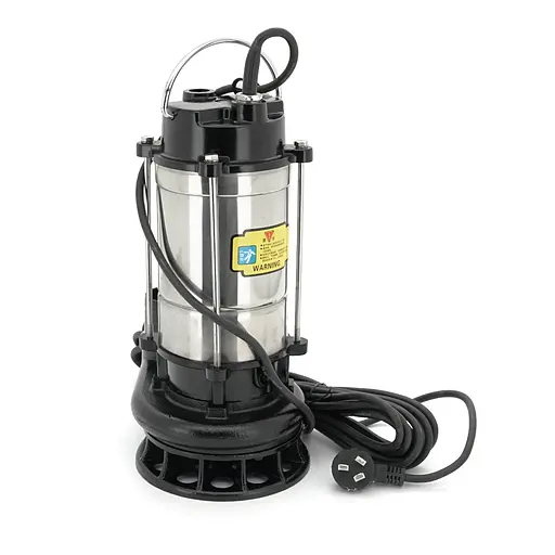 Занурювальний насос 1500W 220V до 13 м³/год підйом до 14 м 50 мм нержавіюча сталь 410х200х230 мм 11.740 кг. + перехідник - фото 3