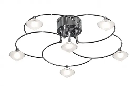 Люстра потолочная Brille галогенная G4 20W CH (BR-757C/6)