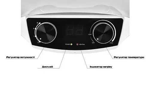 Водонагреватель Mixxus EWH-08080 ROUND DRY 80 л, 2 кВт, сухой ТЭН, вертикальный, цилиндрический, белый (WH0609) - фото 4