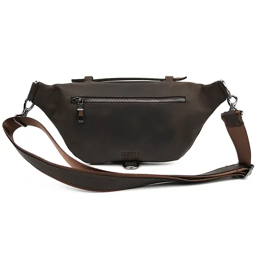 Жіноча шкіряна бананка LIMARY 22х27х10 см sum0028603 - фото 6