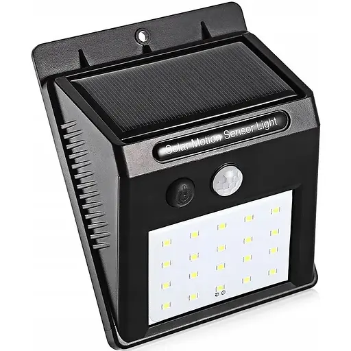 Світильник Solar Motion LED 20 вуличний із датчиком руху на сонячній батареї білий колір - фото 2