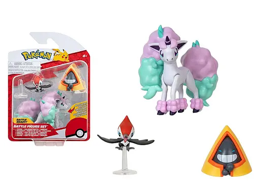 Набір ігрових фігурок POKEMON W17 - СНОРАНТ, ПІКІПЕК, ПОНІТА