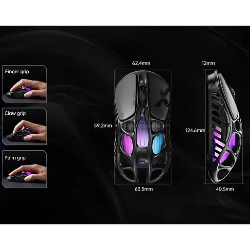 Мышь GravaStar Mercury X Pro Galaxy Black (GSXPRO_BLK) [137943] - фото 9