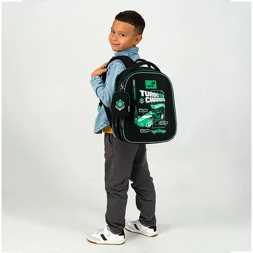 Рюкзак Kite Education каркасний 555 HW Чорний (HW26-555S) - фото 17