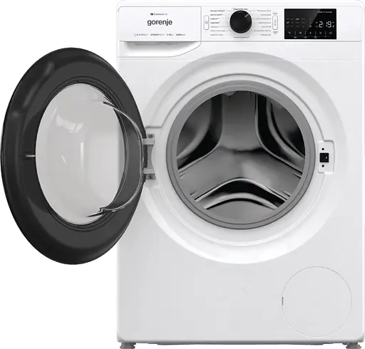 Стиральная машина Gorenje фронтальная 8 кг 1400 A+++ 55 см дисплей инвертор пара Wi-Fi белый - фото 6