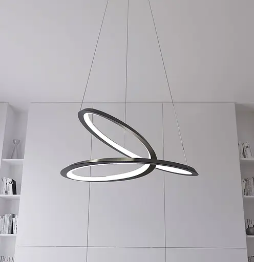 Люстра MJ-Light HELIX D600 4000K BK 12026 - фото 3