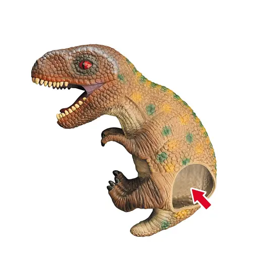 Іграшка на руку Dino Toys Тиранозавр коричневий (Q9899-798) - фото 1