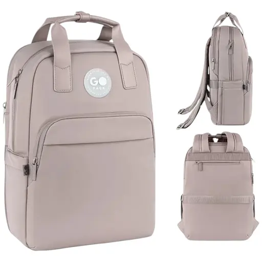 Рюкзак GoPack Teens 122M-2 Бежевий (GO26-122M-2) - фото 1