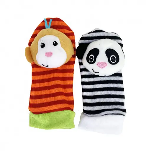 Детский набор: носки и браслетики "Обезьяна и панда" Mega Zayka - фото 2