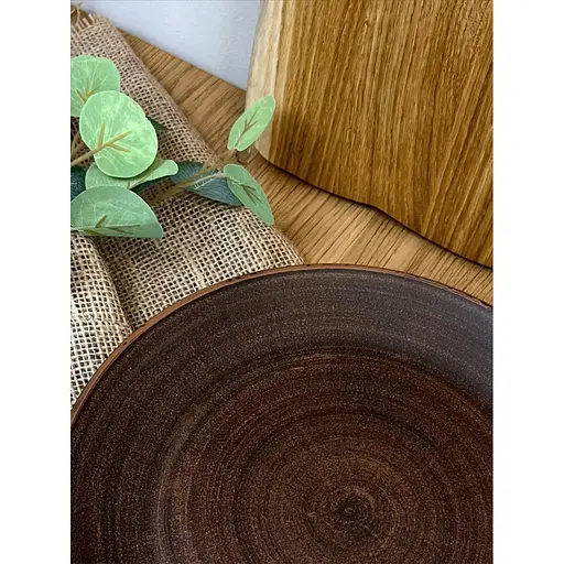 Тарелка 26 см керамическая (глиняная) Гладкая - фото 6