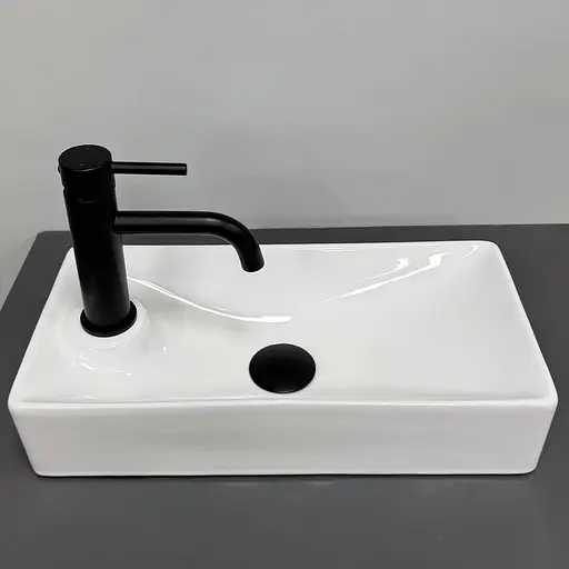 Умивальник VBI Malvizzo R white накладний підвісний VBI-015623, Білий - фото 5