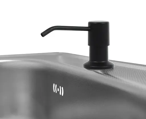 Вбудований диспенсер для рідини Rea 250 мл black BAT-00100, Чорний - фото 2