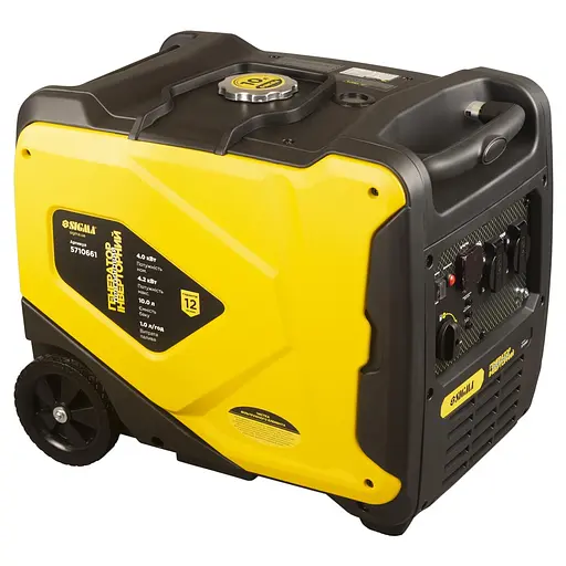 Генератор інверторний SIGMA 4.0/4.2 кВт, однофазний, ручний запуск (5710661) - фото 5