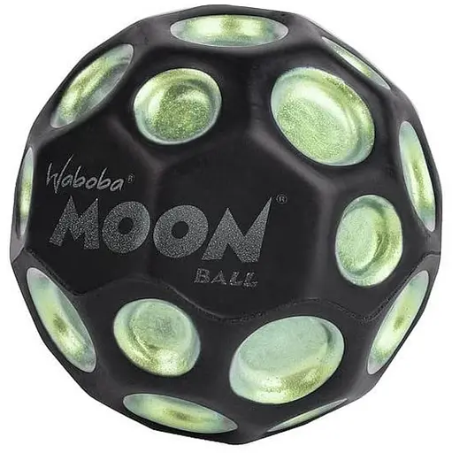 Мяч Waboba Dark Side of Moon 6.3 см черно-зеленый (2986096052971) - фото 1