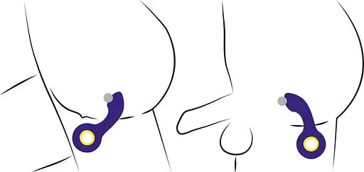 Масажер Sweet Smile G+P Spot 13.7 см (фіолетовий) - фото 5