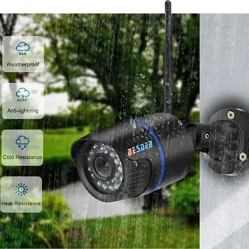 Камера уличная Wi-Fi Besder JW201 черная - фото 7