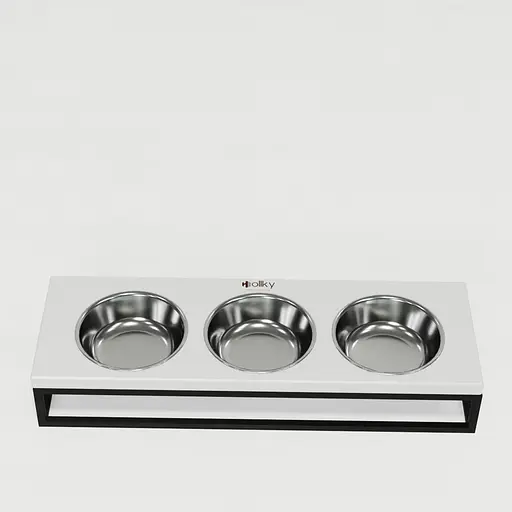 Hollky Base Bar — три миски на підставці (3 × 0,45 л) - фото 2