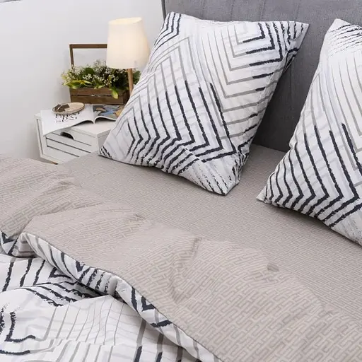 Комплект постільної білизни Viluta євро ранфорс 24256 100% бавовна - фото 3