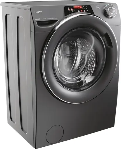 Стиральная машина Candy фронтальная 7 кг 1200 A+++ 45 см дисплей пара инвертор серебристый - фото 3